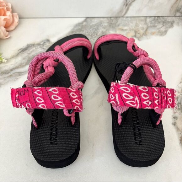 ARIZONA LOVE Trekky Rope Sandal in Pink Rope Size 10 NEW - Picture 11 of 16